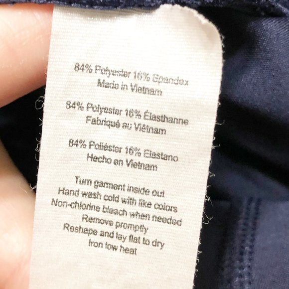 Alo Yoga Navy Blue Athletic Leggings Tights, XS - Picture 7 of 7